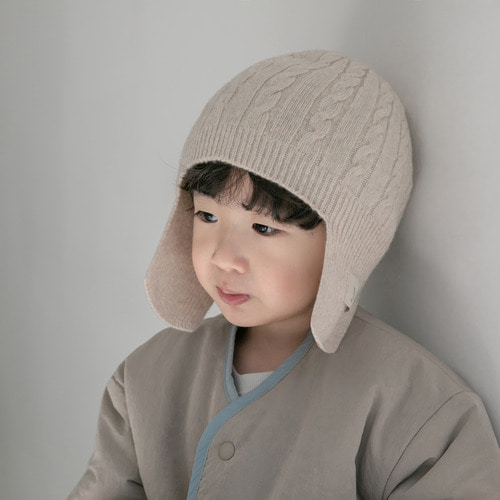 Whole Garment Knit Winter Cap